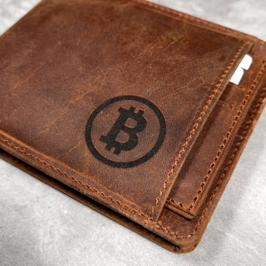 Cartera para hombre con bolsillo para monedas, Regalos personalizados para cartera para hombre, Cartera grabada, Cartera delgada, Regalo de aniversario para novio, Regalo del Día del Padre