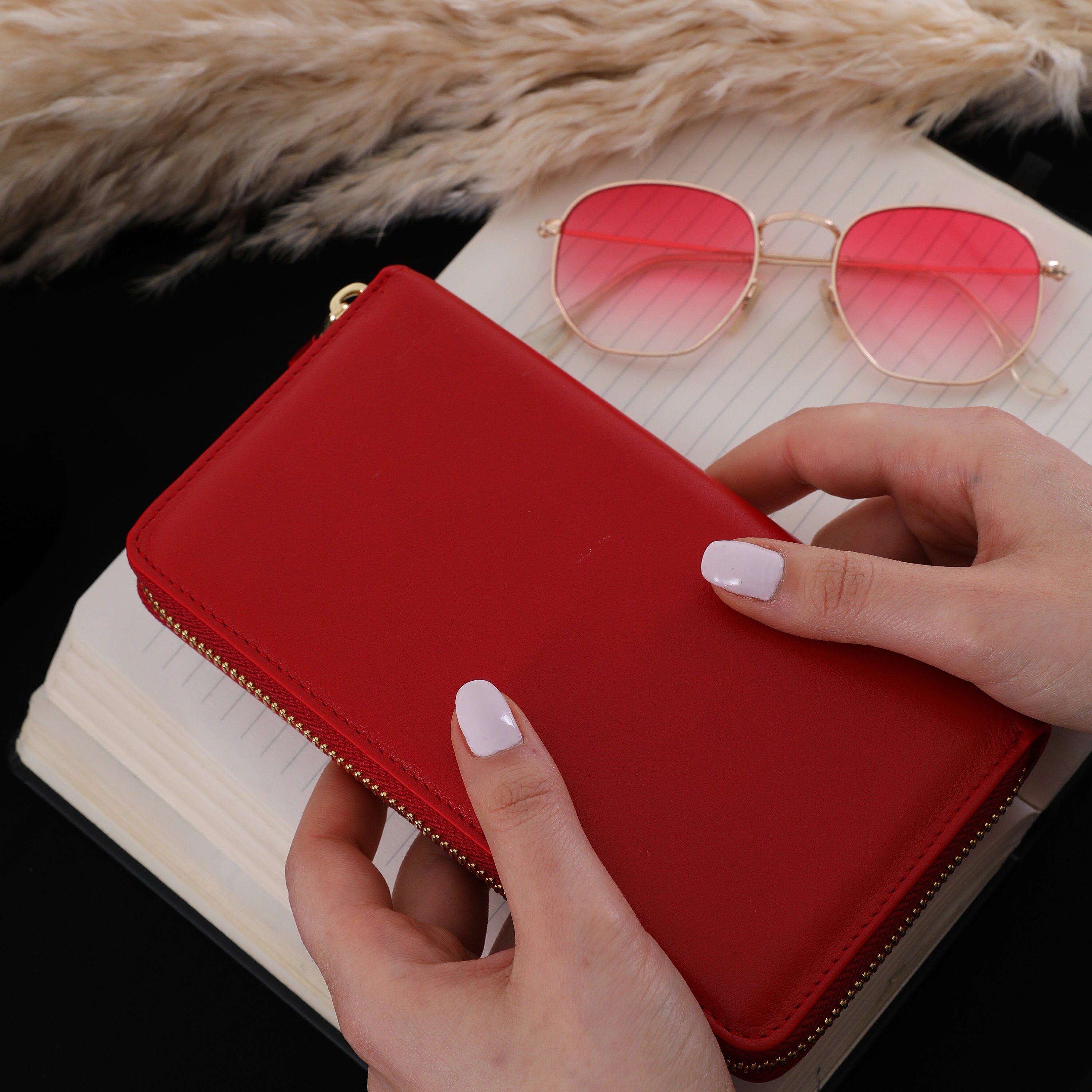 Leather Wallet Women Gift for Mom Monogrammed Wallet Etsy Canada