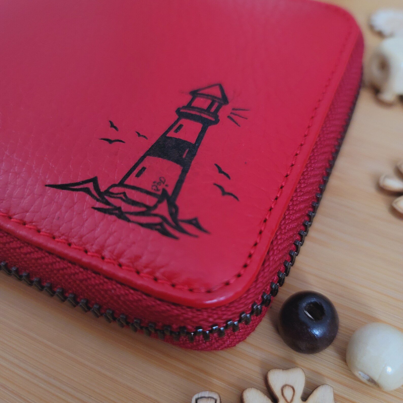 Handmade Unisex Card Wallet Personalized Men Leather Wallet Etsy