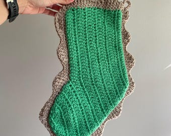 Christmas stocking beginner crochet pattern