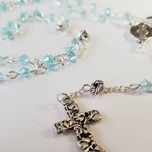 Light blue rosary