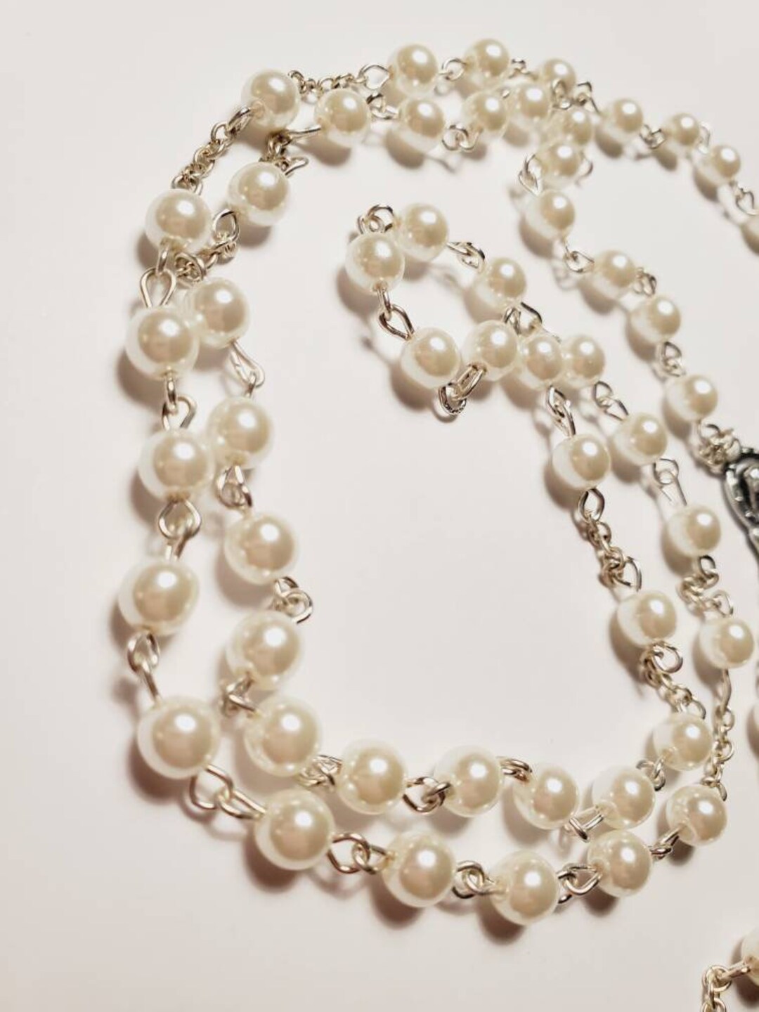 Stunning Pearl Like Rosary - Etsy