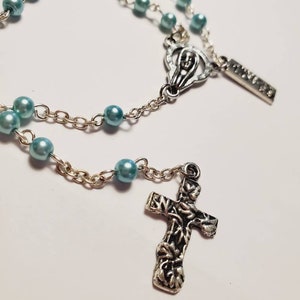 Light blue rosary