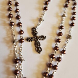 Brown rosary