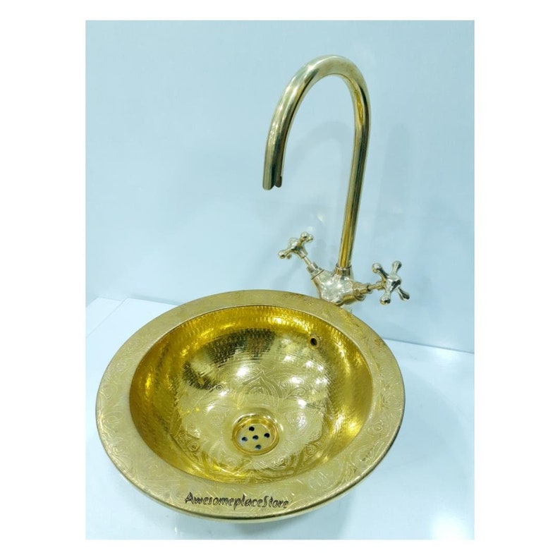 Moroccan Sink Bowl Bathroom or Sink outdoor Vanity Vessel Etsy