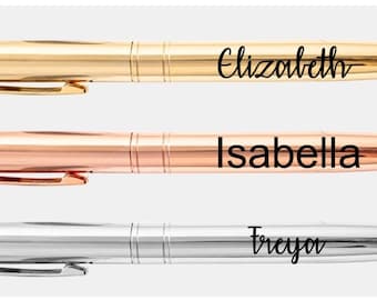 Personalise Black Ink Pen | Create Your Own Pen | All Occassions | Back To School | Custom Your Pen | Wedding Gift | Birthday Presents