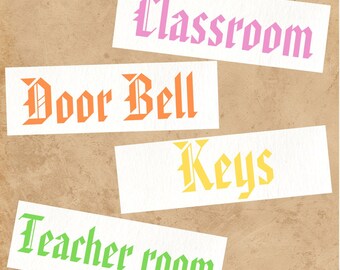 Custom Vinyl Decal Sticker | Name, Word, Text Sticker | Create Your Own Sticker | You Text Here | Stickers | Custom Vinyl Stickers
