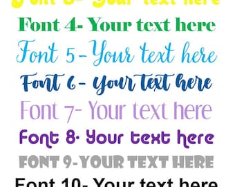Personalised Name Vinyl Sticker | Word Text Sticker | Cut Fancy Font Sticker | Sentance Hinch | Create Your Own Sticker | Your Text Here
