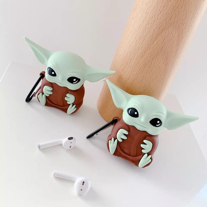 AirPods silicone case Baby yoda Etsy