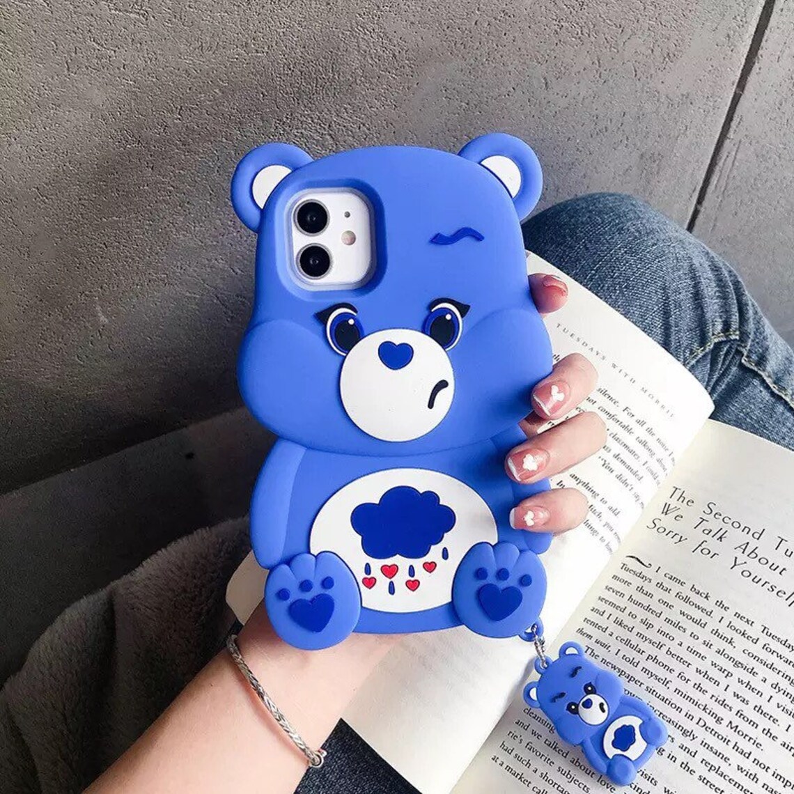 Beautiful iPhone Silicone Case Cute Care Bears Inspired Etsy