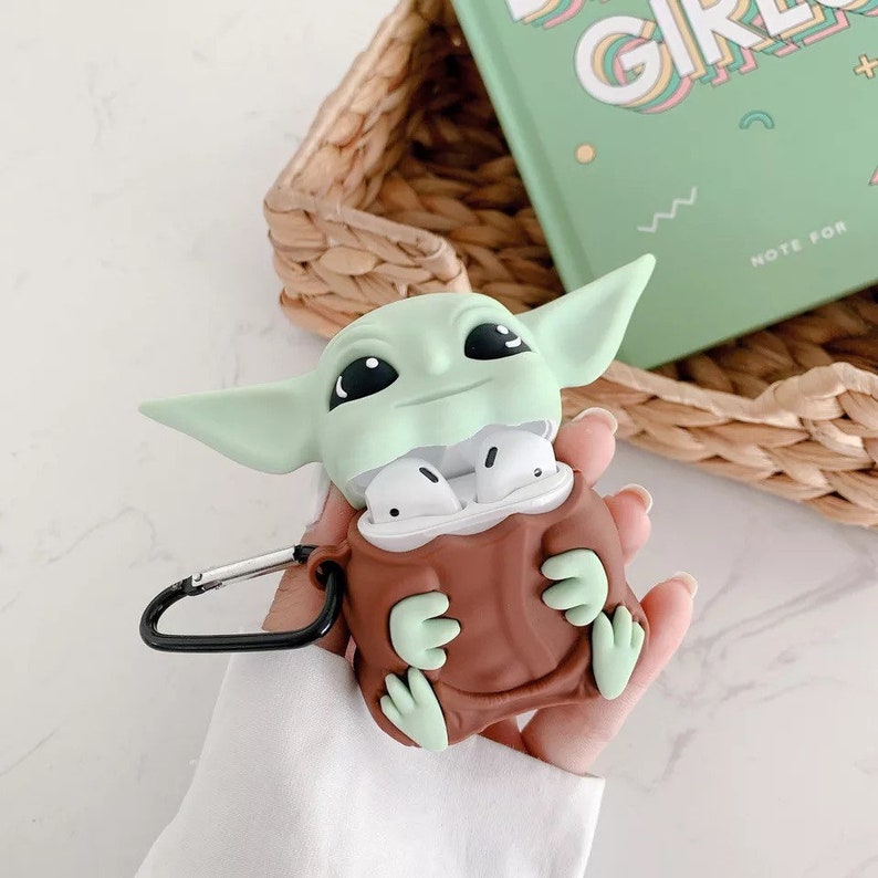 AirPods silicone case Baby yoda Etsy