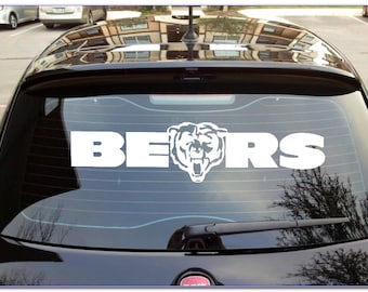Chicago Bears Vinyl Sticker Decal *MANY SIZES* Cornhole Truck Wall Bumper Chicago Bears Vinyl Sticker Decal *MANY SIZES* Cornhole Truck Wall Bumper