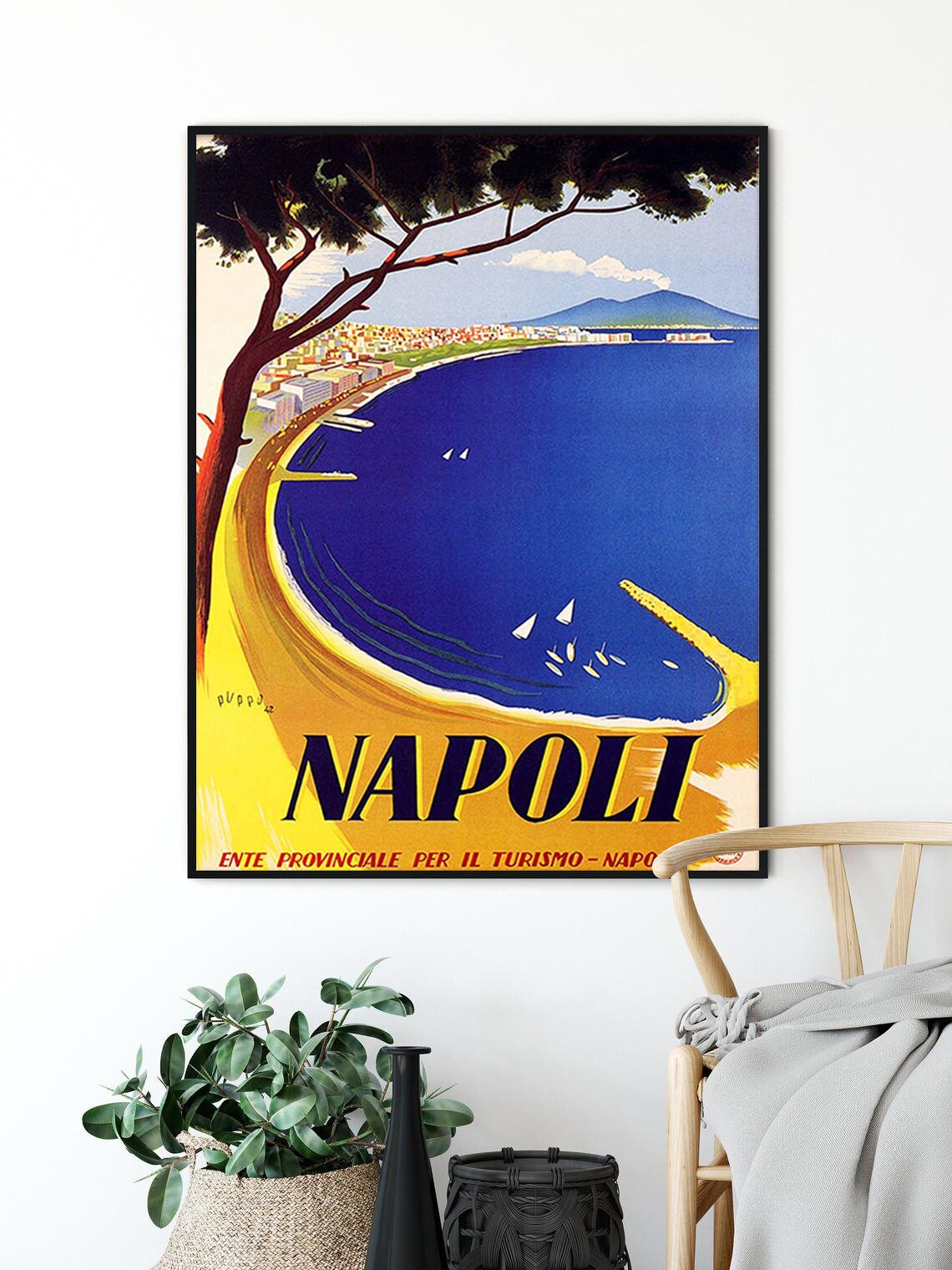 Napoli naples naples travel poster naples painting naples Etsy