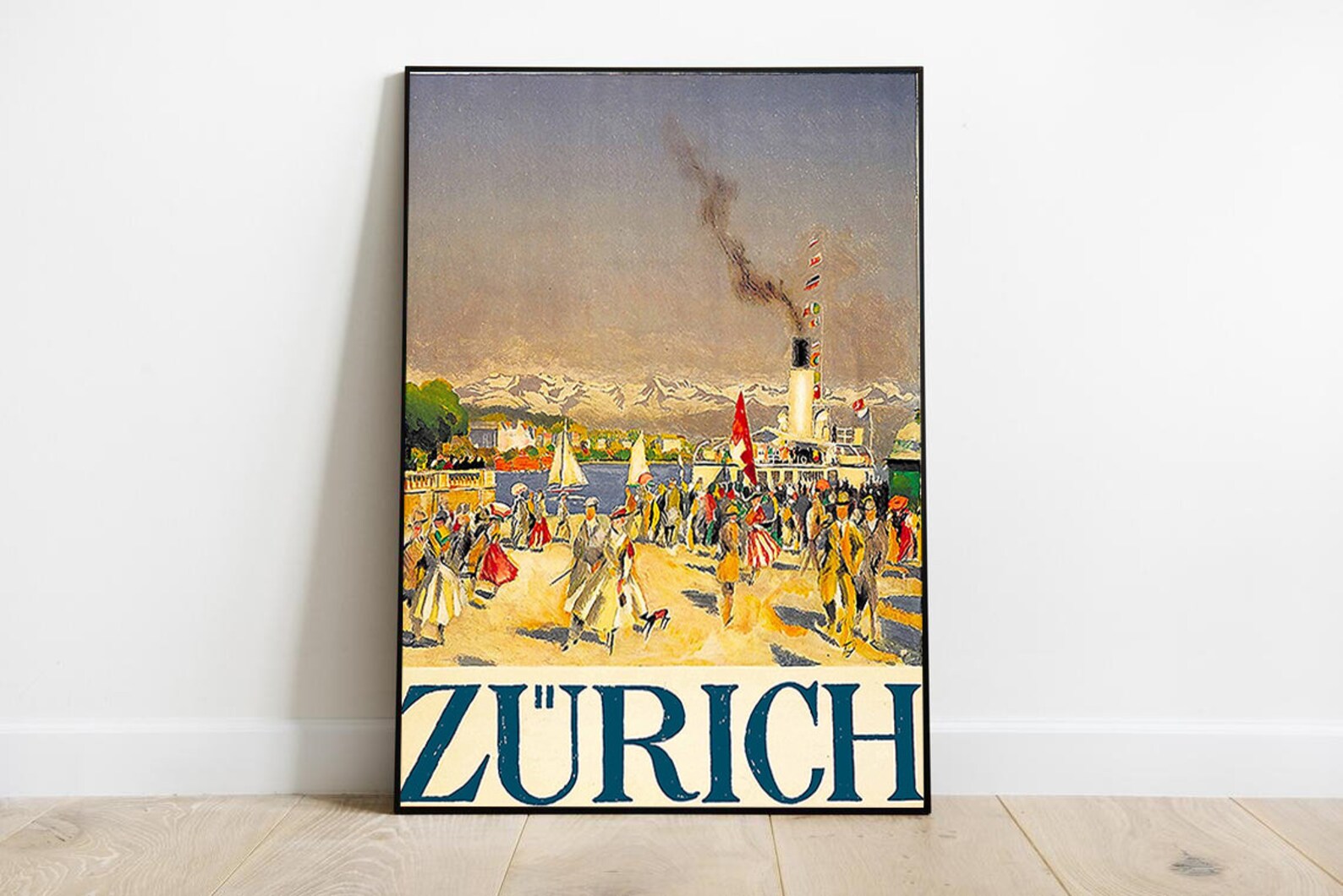 Zurich zurich travel poster zurich posterzurich Etsy