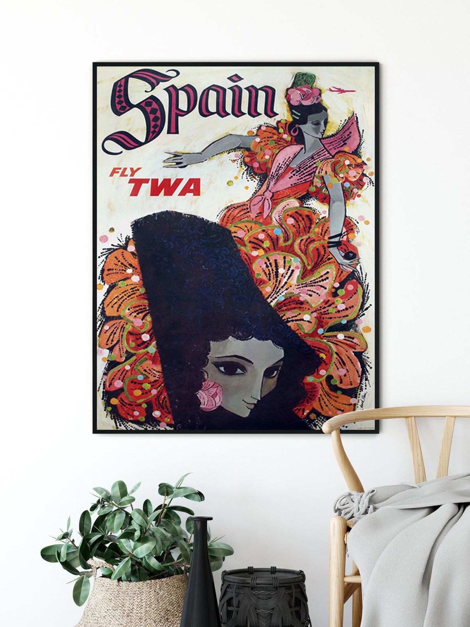 spain travel poster