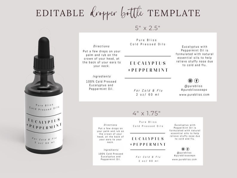 Dropper Bottle Label Template For 1oz Or 2oz Size Minimalist Etsy dropper-bottle-label-template-for-1oz-or-2oz-size-minimalist-etsy