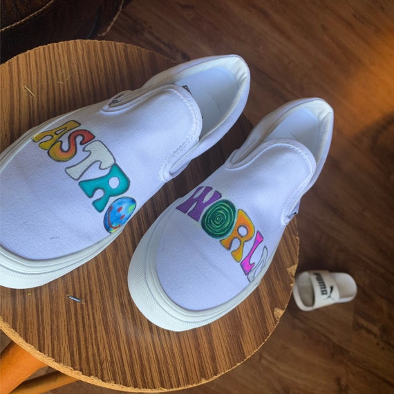 astroworld custom vans