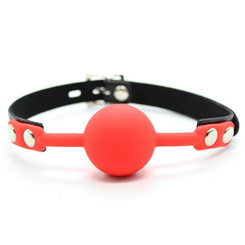 Bondage BDSM Mouth Gag Faux and Silicone Restraint - Etsy UK