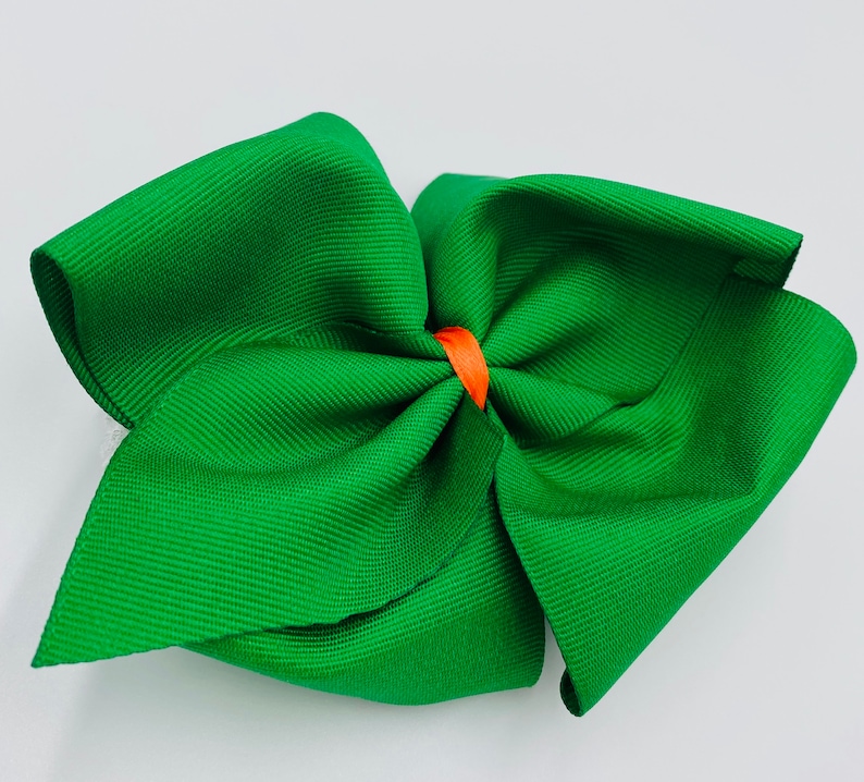 Boutique Hairbow Green Hairbow Multi Colored Hairbow Big Hairbow Big Thanksgiving HairbowFall Hairbow Girls Big Hairbow
