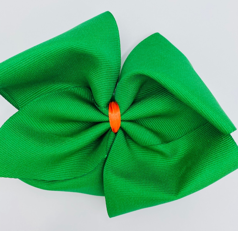 Boutique Hairbow Green Hairbow Multi Colored Hairbow Big Hairbow Big Thanksgiving HairbowFall Hairbow Girls Big Hairbow