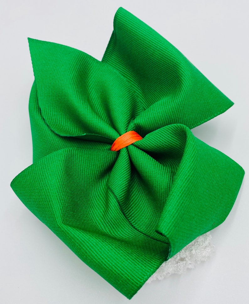 Boutique Hairbow Green Hairbow Multi Colored Hairbow Big Hairbow Big Thanksgiving HairbowFall Hairbow Girls Big Hairbow