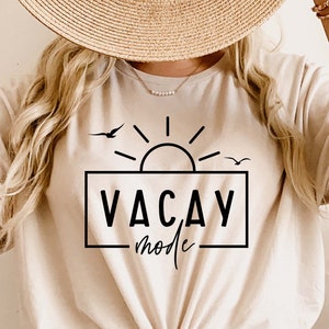 Semesterläge SVG, sommarstrandvibbar, Cricut Cut-filer (digital nedladdning)