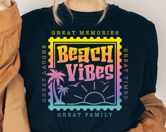Beach Vibes Family Vacation Stamp Design SVG PNG, Beach life SVG, Beach shirt Svg, Summer vibes Svg, Vacation Svg, Summer Svg, Holiday Svg