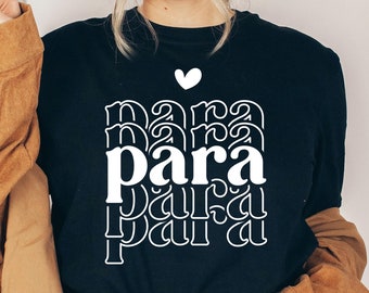 Paraprofessional Svg Png, Teacher Svg, Para Squad Svg, Para Appreciation Svg, Paraprofessional Gifts, Cut File PNG Sublimation Designs DTF
