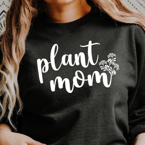 Pflanzenmama für Mama, Pflanzenliebhaber, Sukkulenten, Gartenarbeit, Botanische Illustration, für Cricut, Mama Blumen, Liebe für den Garten, Png, Dxf