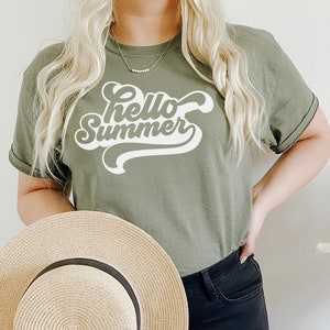 Hello Summer SVG, Sunshine summer svg. Summer time svg, Summer shirt svg, Beach life svg, Summer Quote svg, Vacation svg, png dxf cut files