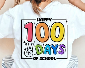 100 Days of School SVG, Teacher Gift, Cricut Cut Files (Digital Download)