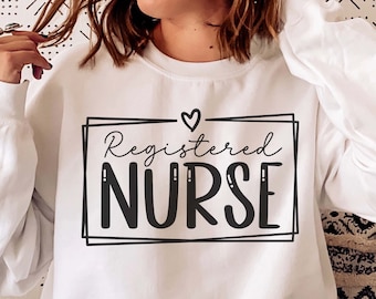 Registered Nurse Svg, RN Png, Nurse Svg for Shirts, Nurse life Svg, Svg Cut files for Cricut, Sublimation Designs, Digital Files Download