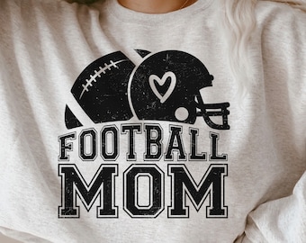 Football Mom SVG, Game Day Shirt Design (Digital Cut File)