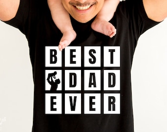 Best Dad Ever SVG, Funny Father's Day Shirt, Cricut Cut Files (Digital Download)