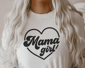 Mama meisje SVG, vrouw moeder SVG, moeder shirt SVG, moeder citeer SVG, mama leven SVG, meisje moeder SVG-bestand voor Cricut, DXF PNG gesneden bestanden Cricut