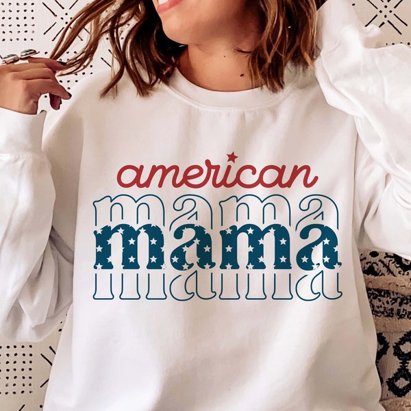 American Mama PNG SVG, 4th of July SVG, Fourth Of July Svg, Patriotic shirt Svg, Independence day Svg, Sublimation Digital files Download