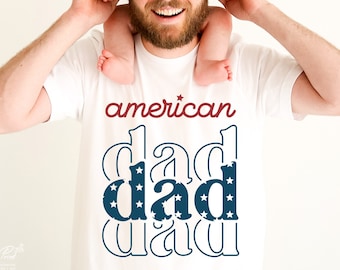 American Dad 4th of July SVG, Patriotic Shirt Design (Digital Download)