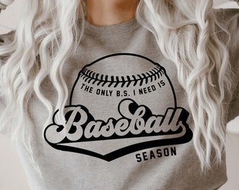 Baseball Season SVG, Funny Baseball Mom Shirt Design (Digital Files)