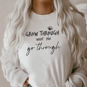 Svg, femme chemise svg, plante Lady Svg, citation positive Svg, auto croissance Svg, Png, fichiers Dfx coupe Cricut