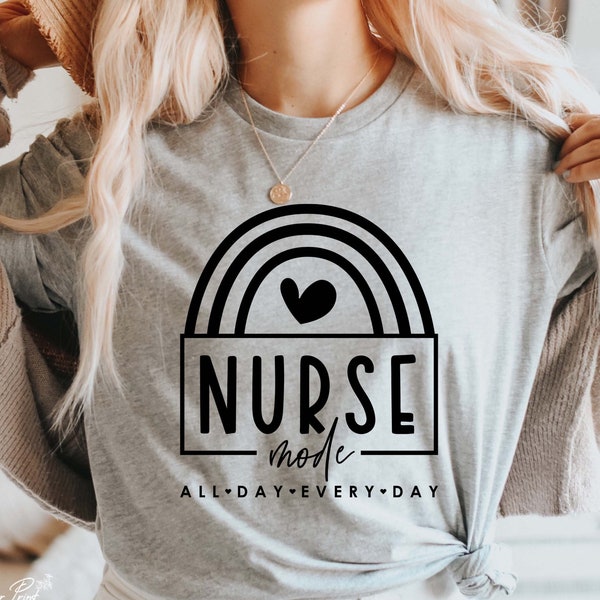 Nurse mode svg, Nurse svg, Nurse life svg, Nurse gift idea, Nursing svg, stethoscope svg, funny nurse svg, Png Dxf Cut files for Cricut