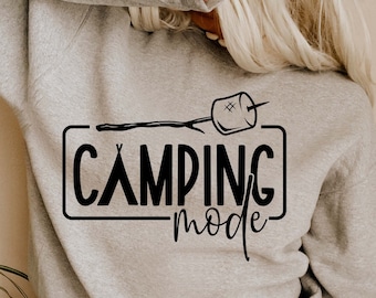 Camping Mode SVG PNG, Camping Svg, Happy Camper Svg, Camp Life Svg, Family Vacation 2024 Svg, Adventure Svg, Travel Outdoor Shirt Svg