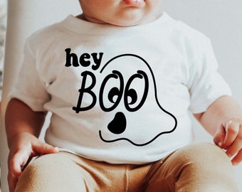 Hola fantasma SVG PNG, archivos de corte de Halloween (descarga digital)