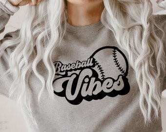 Download Baseball Vibes Svg Etsy