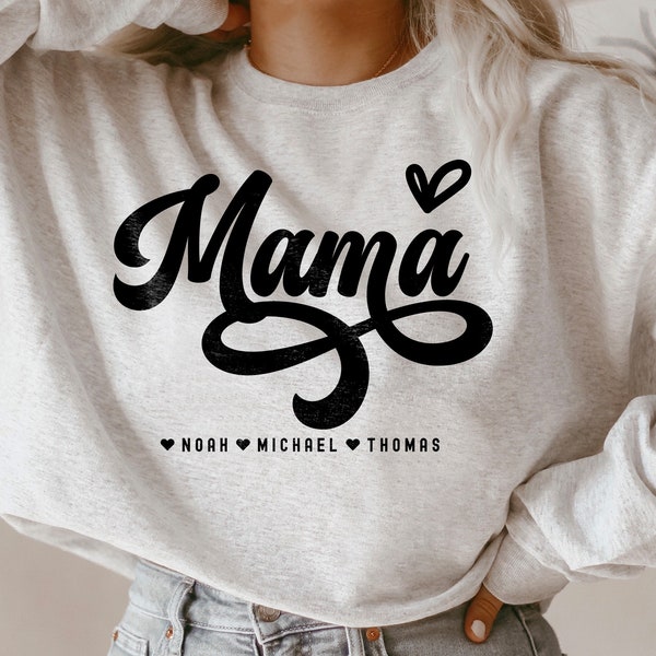 Mom to the power of PNG SVG, Custom Mom shirt, Personalized Mom Sweatshirt, Add Kids Names, Mom Svg, mom gifts, Mama Svg, Mothers Day Svg