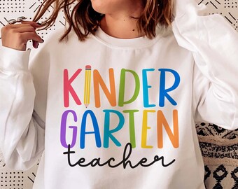Kindergarten teacher SVG, Gift for Teacher, Teacher Life svg, kindergarten shirt svg, back to school svg, funny teacher svg, Png Sublimation
