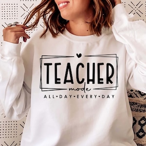 Teacher mode SVG PNG, Teaching mode SVG, Gift for teacher Svg, Teacher Life Svg, Teacher shirt Svg, Funny teacher Svg, Png Sublimation