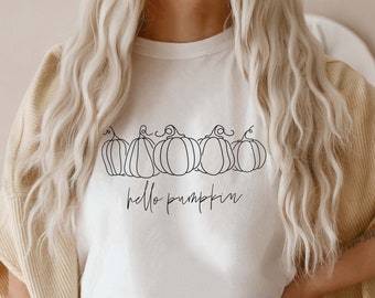 Hallo pompoen SVG, herfst pompoen SVG, Thanksgiving SVG, herfst SVG, herfst shirt SVG, Thanksgiving cadeau, halloween SVG, gesneden bestanden voor de cricut