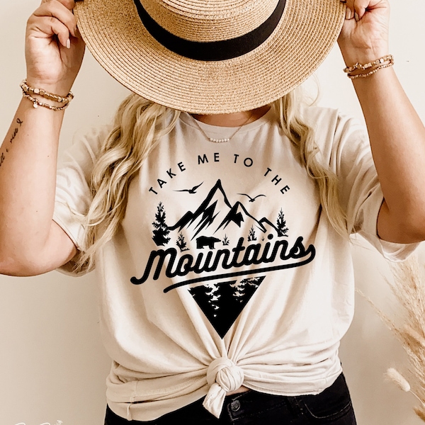 Take me to the mountains Svg, Adventure awaits Svg, Mountain Svg, Camping Svg, Hiking shirt Svg, Adventure quote Svg, Png Sublimation Cricut