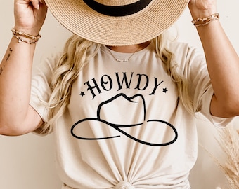 Howdy Cowboy Hat SVG, Western Texas Png Cricut (Digital Files)