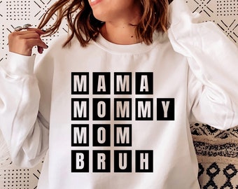 Mamá, mamá, hermana, SVG, diseño de camiseta del Día de la Madre (descarga digital)
